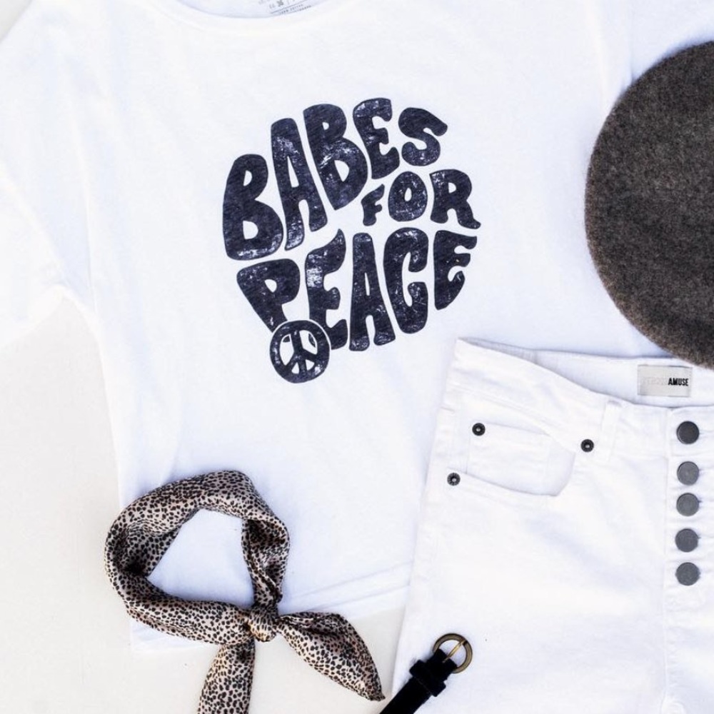Amuse Society Babes for Peace Shirt